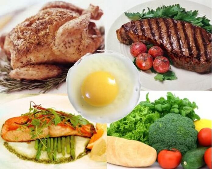The foods included in the 14-day protein diet menu are for weight loss